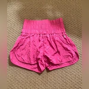 Pink Free people athletic shorts